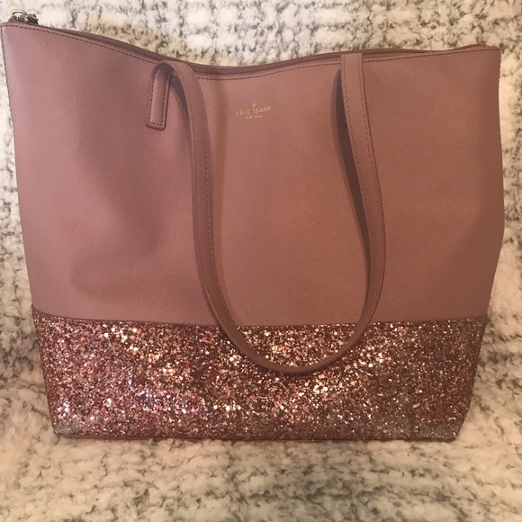 Kate spade rose pink tote - Picture 1 of 2